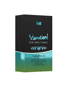 Увлажняющий гель для тела Vibration Gel с ароматом Джин Тоник 15 Intt