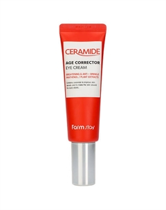 Крем для молодости кожи вокруг глаз с керамидами и растительными экстрактами Ceramide Age Corrector Eye Сream 50 Farmstay