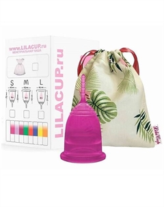 Менструальная чаша BOX PLUS размер S изумрудная Lilacup