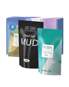 Подарочный набор «ЦЕЛЕБНЫЕ ДАРЫ МЕРТВОГО МОРЯ» Dr. sea