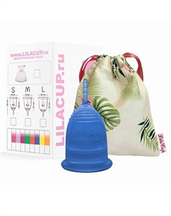 Менструальная чаша BOX PLUS размер М пурпурная Lilacup