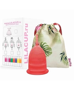 Менструальная чаша BOX PLUS размер М пурпурная 22 Lilacup