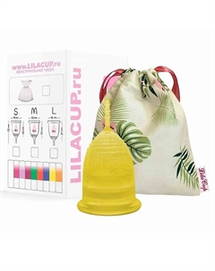 Менструальная чаша BOX PLUS размер М пурпурная 22 Lilacup