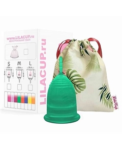 Менструальная чаша BOX PLUS размер М пурпурная Lilacup