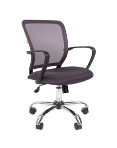 Кресло офисное "" 698 TW-04 хром, серое Chairman