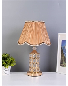 Настольная лампа с подсветкой 16684/1 E27 40 Вт золото Risalux