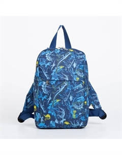 Рюкзак на молнии, цвет синий Зфтс