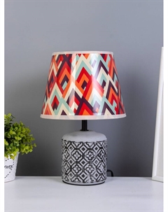 Настольная лампа «Ория» Е14 40 Вт серый Risalux