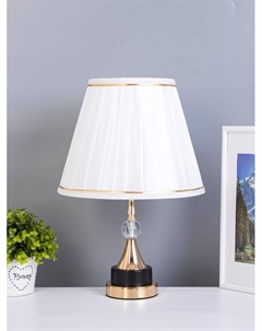 Настольная лампа «Марфа» Е27 40 Вт чёрно-золотой Risalux