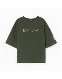 Футболка детская, хаки, рост 122 см Minaku