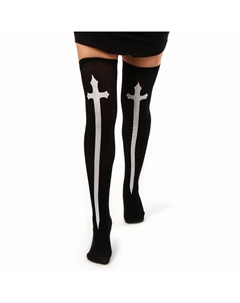 Карнавальный набор «Монашка», головной убор: платок, воротник, чулки Волшебная маска