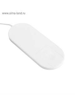 Беспроводное зарядное устройство LuazON для часов и телефонов, модель LCC-85, 2 A, 1м, белое Luazon home