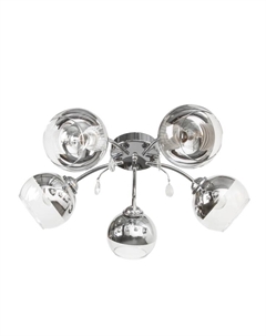 Люстра «Лиана» 5хЕ27 40 Вт хром Bayerlux