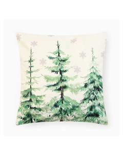 Набор декоративных новогодних наволочек «. Hello, winter» 40×40 см, 4 штуки, велюр Этель