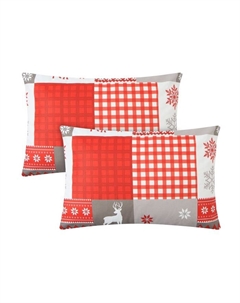 Комплект наволочек «» New Year's patchwork, 50×70 см, 2 шт., бязь Этель