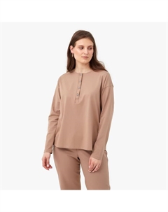 Лонгслив женский : Basic line цвет бежевый, р-р 48 Minaku
