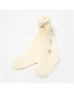 Колготки детские ажурные «Космея», цвет экрю, рост 128-134 Лукоморье