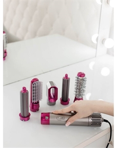 Мультистайлер Luazon LW-17, 1000 Вт, керамическое покрытие, 5 насадок, до 120 °C Luazon home