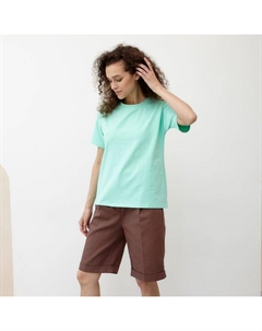 Футболка женская Basic line, цвет мятный, р-р 42 Minaku
