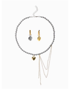 Набор 2 предмета: колье, серьги «Трансформеры», цветной Qf