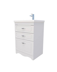 Тумба "Пинта 80-3" с раковиной Миранда 43 см х 77см х 82 см Logro