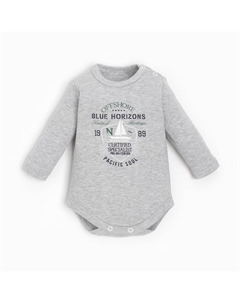 Боди детское, цвет серый, рост 62 см Linas baby
