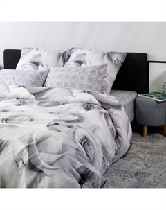 Постельное бельё 2-спальное «Розы», поплин Luisa de rizzo