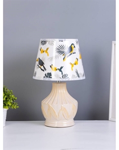 Настольная лампа «Глория» Е14 40 Вт бежевый Risalux