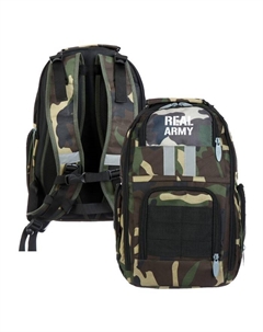 Рюкзак молодёжный «Хаки REAL ARMY», 42×28×16 см, 18 л, эргономичная спинка Calligrata