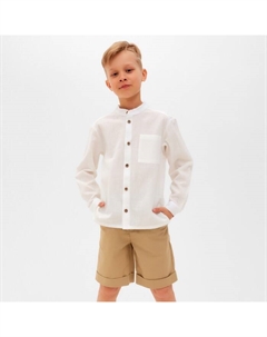 Шорты для мальчика : Casual collection, бежевые, рост 140 см Minaku