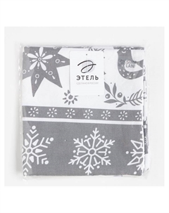 Наволочка декоративная новогодняя «. Скандинавия» 40×40 см, 100% хлопок Этель
