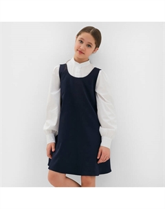 Сарафан для девочки, синий, рост 128 см Minaku