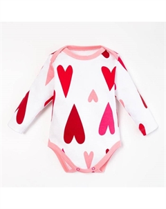 Боди с дл. рукавом «Сердца» рост 86-92 см Крошка я