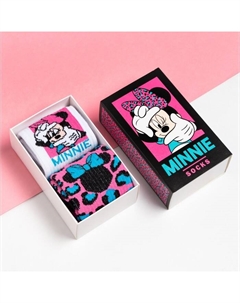 Набор носков Minnie «Минни Маус», 2 пары, 18-20 см Kaftan