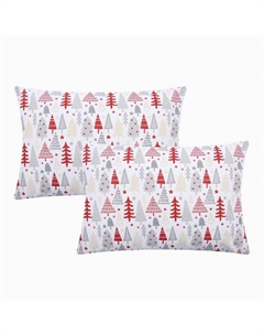 Комплект наволочек «» New Year's pattern, 50×70 см, 2 шт., бязь Этель