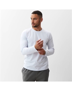 Джемпер (лонгслив) мужской : Basic line MAN цвет белый,размер 54 Minaku