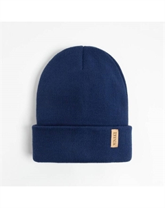 Шапка детская с отворотом р-р 56-58, цв.синий Minaku