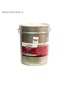 Атмосферостойкая алкидная эмаль ПФ-115 для наружных и внутренних работ, синяя, 20 кг (33 шт./пал) Лакра