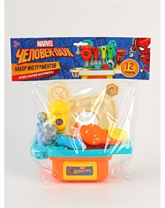 Набор инструментов «Человек паук», 12 предметов Marvel
