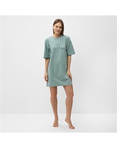 Женское домашнее платье "Coffe", цвет мятный, размер 50 Rs