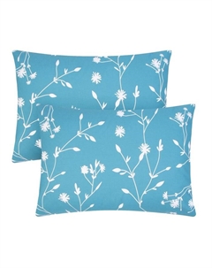 Комплект наволочек , Flowers 50х70см - 2шт, поплин Этель