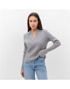 Джемпер с V-горловиной женский, размер 44-46, серый Mist