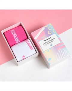 Набор женских носков «Все получится» 2 пары, размер 36-39 Kaftan