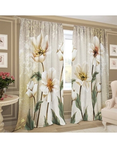 Фотошторы «. Эпоха», 147×267±3 см, 2 шт., габардин Тамитекс