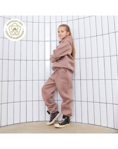 Худи для девочки : Basic Line KIDS, тёмно-бежевое, рост 146 см Minaku