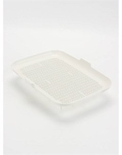 Лоток туалет для кошек малый (с бортиком и сеткой на высоких ножках) ALTA 42×31×14.5 Zoo plast