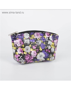 Косметичка на молнии, цвет фиолетовый/разноцветный Сакси