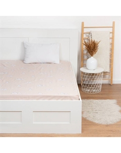 Простыня 1.5-спальная «Горы», 150×225 см, сатин Lovelife