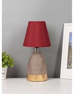 Настольная лампа «Адели» E14 40 Вт коричневый Risalux