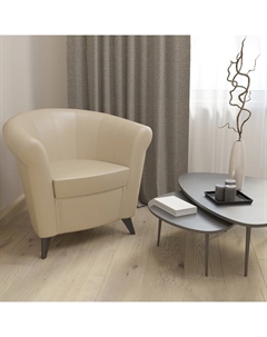 Банкетка «Лагуна», 780×630×790 мм, кожзам, цвет кофе с молоком Гранд кволити